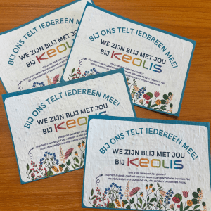 Groeipapier / zaadmat A5